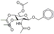 Benzyl 2-Acetamido-2-deoxy-3,4,6-tri-O-acetyl--D-glucopyranoside 结构式