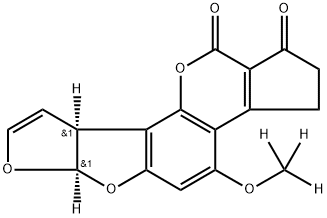 Aflatoxin B1-d3 Structure