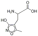 (R,S)-α-Amino-3-hydroxy-5-methyl-4-isoxazolepropionic Acid-13C2,15N 化学構造式