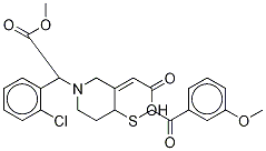 cis-Clopidogrel-MP-13C,d3 Derivative
(Pair of Enantiomers) Struktur