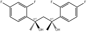 (2R,4R)-rel-2,4-Bis(2’,4’-difluorophenyl)-2,4-dihydroxypentane 结构式