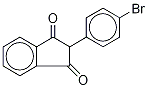 Bromindione-d4 结构式