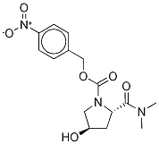 (2S,4R)-2-[(Dimethylamino)carbonyl]-4-hydroxy-1-pyrrolidinecarboxylic Acid-d6 4-Nitrobenzyl Ester Structure