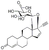 Gestodene β-D-Glucuronide,,结构式