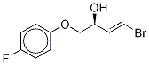 (2S,3E)-4-Bromo-1-(4-fluorophenoxy)-3-buten-2-ol-d4 Structure