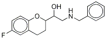 6-Fluoro-3,4-dihydro-α-[[(benzyl)amino]methyl]-2H-1-benzopyran-2-methanol-d2
(Mixture of Diastereomers) 结构式