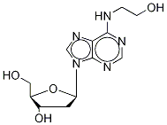 N6-(2-Hydroxyethyl-d4)-2'-deoxyadenosine Struktur