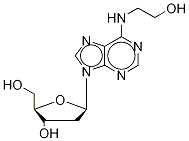 N6-(2-Hydroxyethyl-d4)-2'-deoxyadenosine Structure