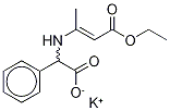 2-[N-(D,L-Phenylglycine)]crotonic Acid Ethyl Ester Potassium Salt,,结构式