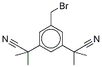 α,α,α’,α’-(Tetramethyl-d12)-5-bromomethyl-1,3-benzenediacetonitrile Structure