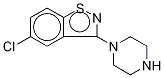 5-Chloro-3-(piperazin-1-yl)benzol[d]isothiazole-d8 Struktur