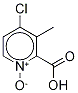 4-Chloro-3-Methyl-2-picolinic Acid 1-Oxide 化学構造式
