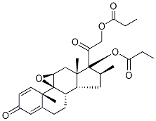 BetaMethasone 9,11-Epoxide 17,21-Dipropionate-d10,,结构式