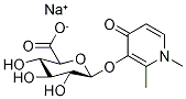 Deferiprone-d3 3-O-β-D-Glucuronide SodiuM Salt Structure