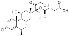 6α-Methyl Prednisolone 17-HeMisuccinate-d4 (Major)