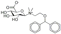 DiphenhydraMine-d6 N-β-D-Glucuronide 化学構造式