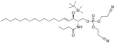 2-O-tert-ButyldiMethylsilyl C4 CeraMide-1-(bis(2-cyanoethyl)phosphate