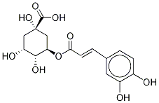 Chlorogenic Acid-13C6 化学構造式