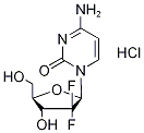 GEMCITABINE-13C,15N2 HYDROCHLORIDE,1262897-74-4,结构式