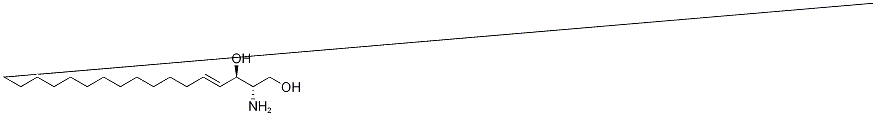 D-ERYTHRO-SPHINGOSINE-13C2,D2, , 结构式