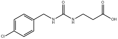 3-[(4-chlorophenyl)MethylcarbaMoylaMino]propanoic acid,1018300-38-3,结构式