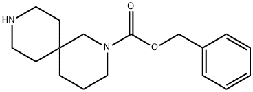 Benzyl 2,9-diazaspiro[5.5]undecane-2-carboxylate Struktur