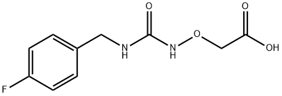 2-((3-(4-Fluorobenzyl)ureido)oxy)acetic acid Struktur