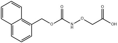 2-((((萘-1-基甲氧基)羰基)氨基)氧基)乙酸,1268451-76-8,结构式
