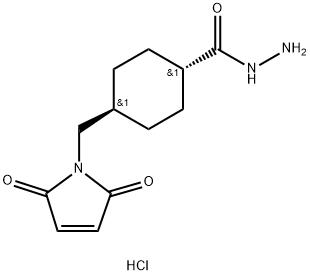 Trans-4-N-Maleimidomethylcyclohexane-1-carboxylhydrazide-HCl Structure