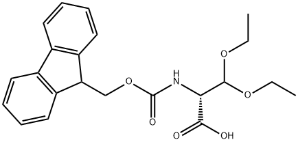 D-Serine, 3-ethoxy-O-ethyl-N-[(9H-fluoren-9-ylMethoxy)carbonyl]- Structure