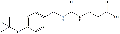 3-(3-(4-(Tert-butoxy)benzyl)ureido)propanoic acid,1312131-57-9,结构式