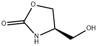 (R)-4-羟甲基-2-恶唑烷酮 结构式