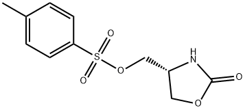 (R)-(2-Oxooxazolidin-4-yl)methyl 4-methylbenzenesulfonate Structure