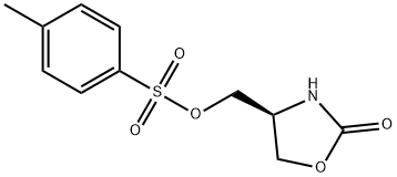 (S)-(2-Oxooxazolidin-4-yl)methyl 4-methylbenzenesulfonate Struktur