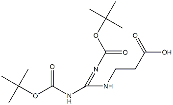 3-((2,2,10,10-四甲基-4,8-二氧代-3,9-二氧杂-5,7-二氮杂十二烷-6-亚烷基)氨基)丙酸,158478-77-4,结构式