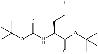 (S)-2-((叔丁氧基羰基)氨基)-4-碘丁酸叔丁酯,161370-66-7,结构式