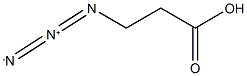 3-叠氮基丙酸, 18523-47-2, 结构式