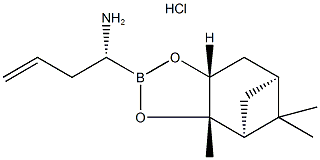 (R)-BoroAlg(+)-Pinanediol-hydrochloride, 319009-90-0, 结构式
