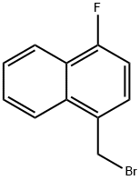 1-(broMoMethyl)-4-fluoro-1-naphthalene Struktur