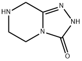 2H,3H,5H,6H,7H,8H-[1,2,4]三唑并[4,3-A]哌嗪-3-酮 结构式