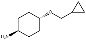 Trans- 4-(cyclopropylMethoxy)cyclohexanaMine Struktur
