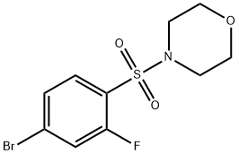 4-(4-bromo-2-fluorophenylsulfonyl)morpholine|4-((4-溴-2-氟苯基)磺酰)吗啉
