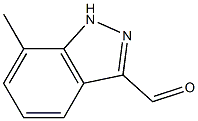 7-Methyl-1H-indazole-3-carbaldehyde 化学構造式