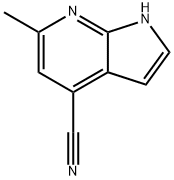 1H-Pyrrolo[2,3-b]pyridine-4-carbonitrile,  6-methyl- Structure