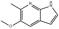 5-METHOXY-6-METHYL-7-AZAINDOLE Structure