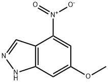 6-METHOXY-4-NITRO 1H-INDAZOLE Struktur