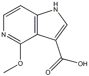 4-METHOXY-5-AZAINDOLE-3-CARBOXYLIC ACID 化学構造式