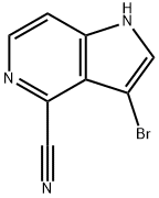 3-BROMO-4-CYANO-5-AZAINDOLE Structure