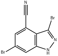 3,6-DIBROMO-4-시아노(1H)인다졸