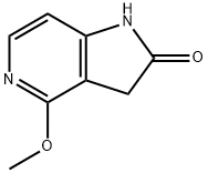 4-METHOXY-5-AZA-2-OXINDOLE Struktur